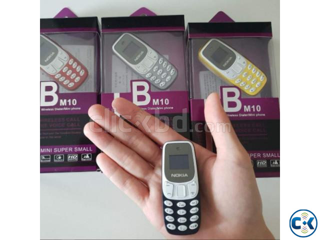 BM10 Mini Mobile Phone Dual Sim Option large image 3