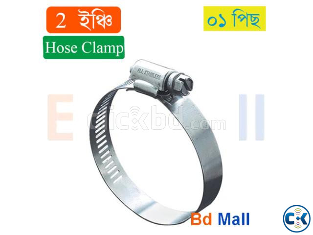 high quality 1 piece stainless steel clamp for hose pipe large image 3