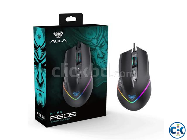 AULA F805 Wired Programmable Gaming Mouse large image 1