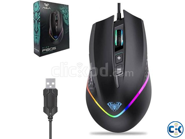 AULA F805 Wired Programmable Gaming Mouse large image 4