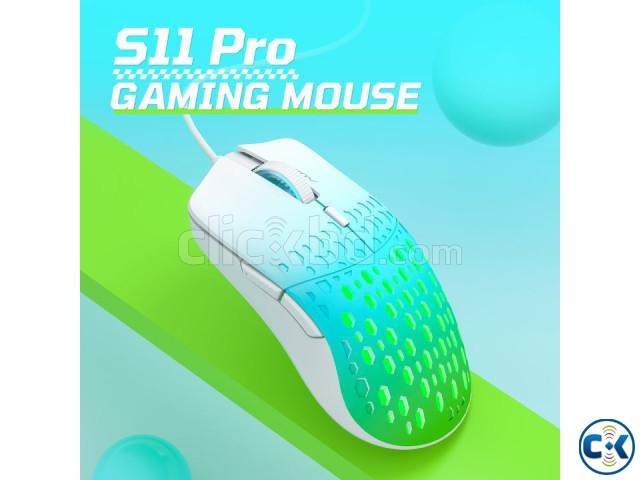 AULA S11 Pro Wired Gaming White Color Mouse large image 0