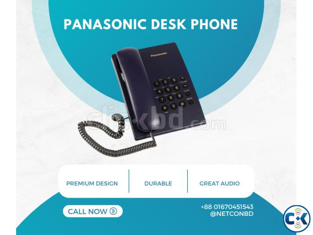 Panasonic Desk Phone kx-ts 500-mx large image 0