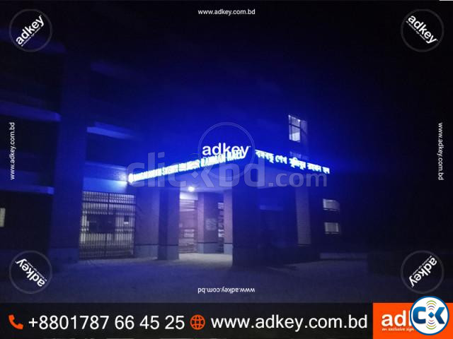 LED Sign Board BD 3D Acrylic High Letter Price BD 2023 large image 2