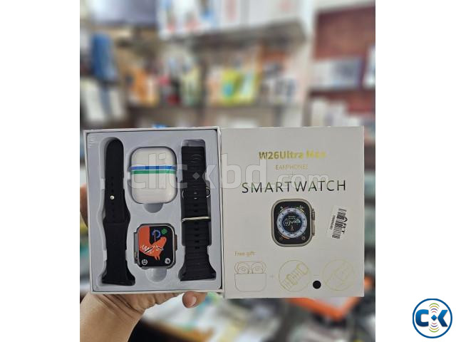 W26 Ultra Max Smart Watch With Earpods Watch 8 large image 0