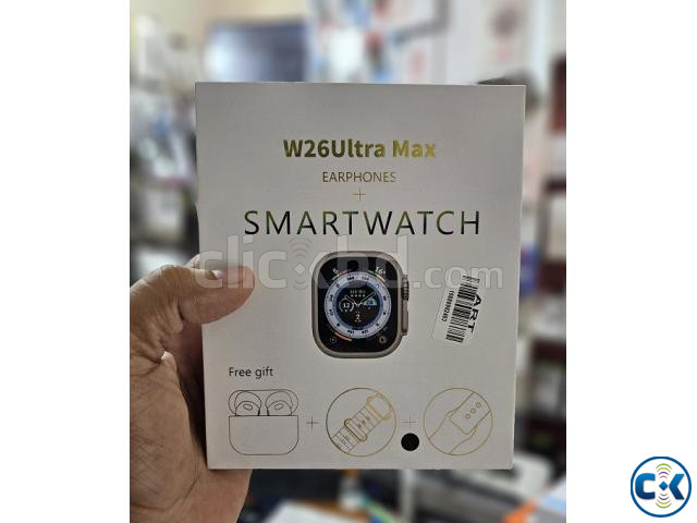 W26 Ultra Max Smart Watch With Earpods Watch 8 large image 1