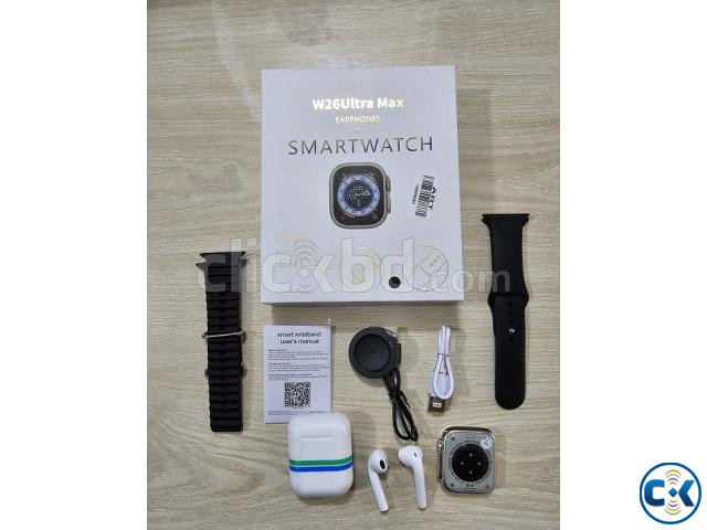 W26 Ultra Max Smart Watch With Earpods Watch 8 large image 4