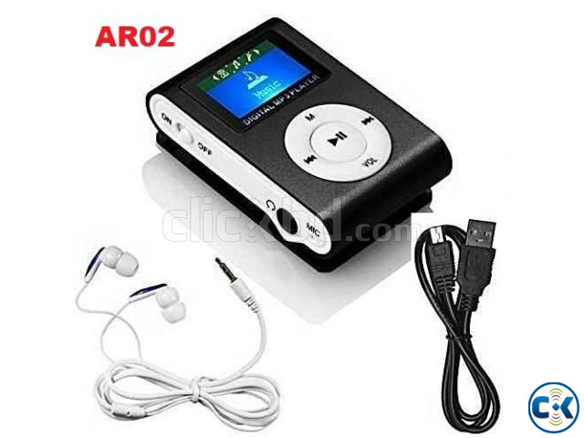 AR02 Mini MP3 Player With Display large image 0