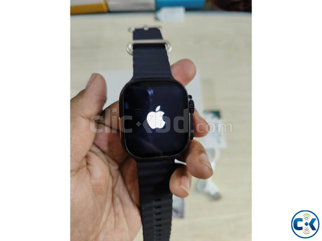 A.pple Watch 8 Ultra A2859 Smartwatch Clone With Apple Logo large image 1