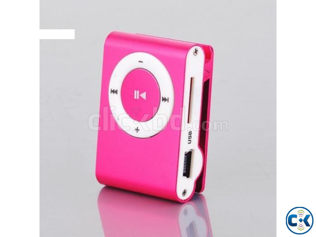 AR02 Mini MP3 Player With Display Pink large image 0