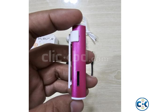 AR03 Mini MP3 Player With Display Pink large image 2