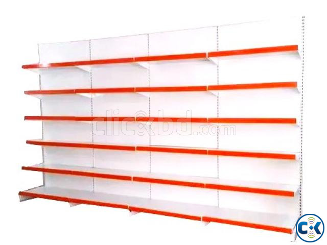 Adjustable Display Rack Wall Gondola Pharmacy Rack. large image 1