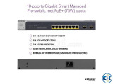 Small image 3 of 5 for NETGEAR GS510TP 8-Port Gigabit PoE Smart Managed Pro Switch | ClickBD