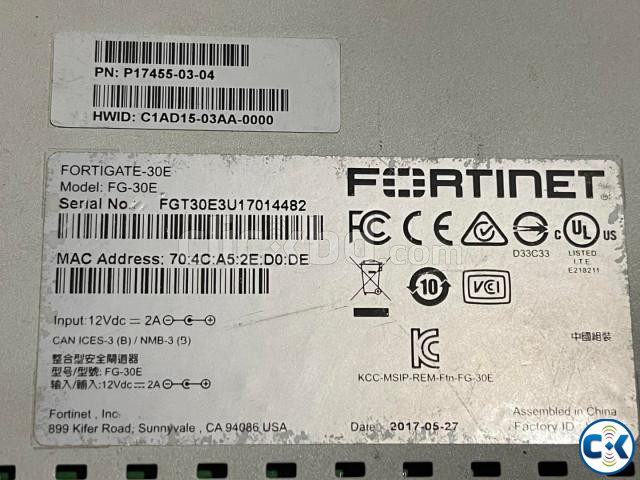 Fortinet FortiGate 30E FG-30E 5x 1GbE Port Network Security large image 2