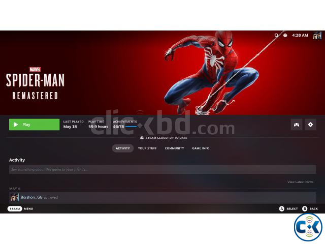 Spider-man Remastered Original Game large image 0