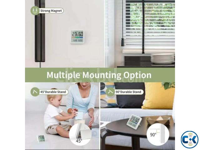 Mijia Temperature and Hygrometer with digital clock large image 4