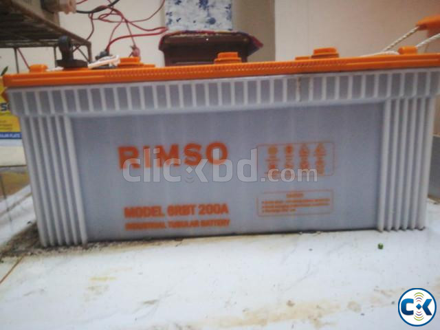 RIMSO 6RBT 200AH Tubular Battery large image 1