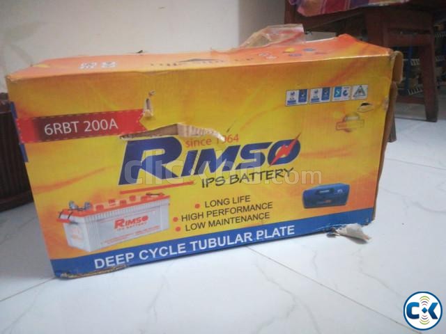 RIMSO 6RBT 200AH Tubular Battery large image 3