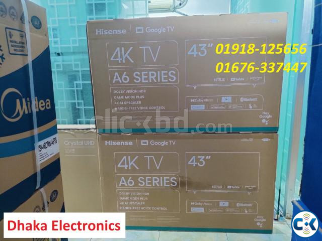 Hisense 43A6F3 43 inch UHD 4K Google TV Price BD Official large image 0