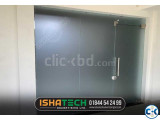 Clear Frosted Glass Stickers for IshaTech Advertising Ltd.