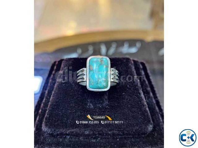 Natural Irani Turquoise Ring large image 0