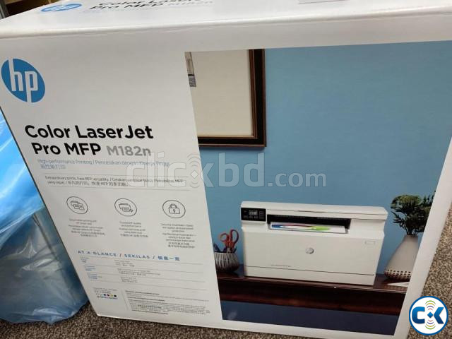 HP Color LaserJet Pro MFP M182n Multifunction Printer large image 0