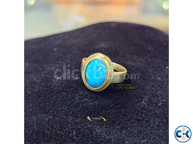 Nishapuri Feroza Stone Ring large image 3