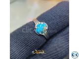 Turquoise Gemstone Engagement Ring Antique Quality Silver Fi
