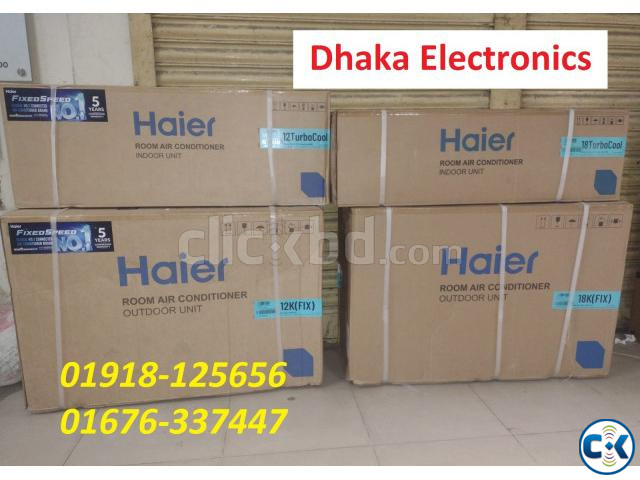 1.5 Ton HSU-18TurboCool Non Inverter Split Ac Haier large image 0