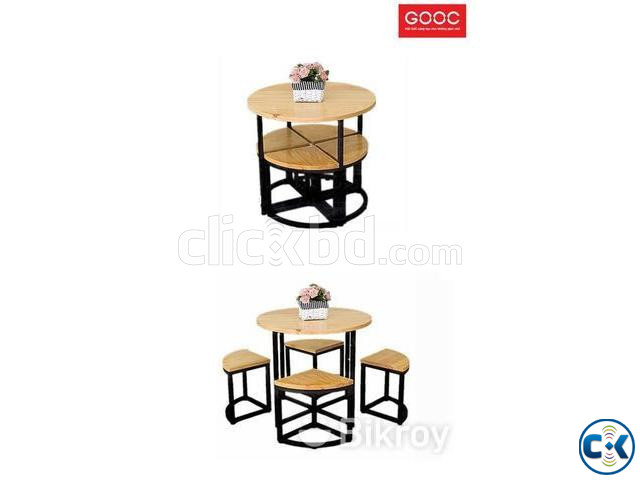 5 in 1 Table chair set - 01 large image 2