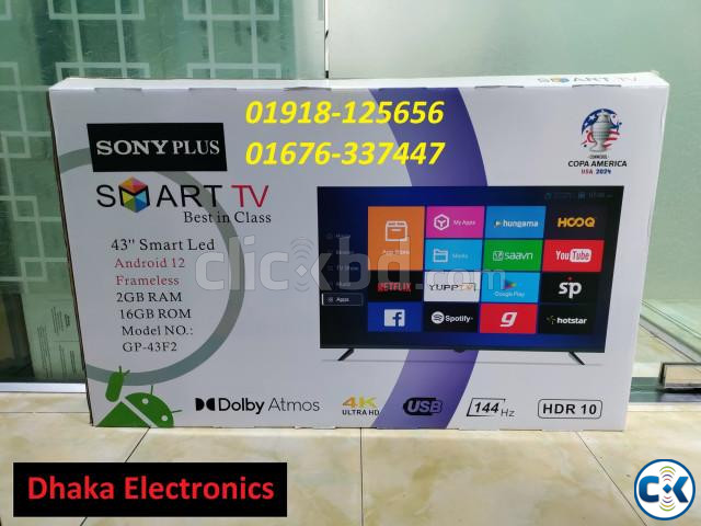 Sony Plus 43 inch GP-43F2 Frameless Android FHD Smart TV large image 0