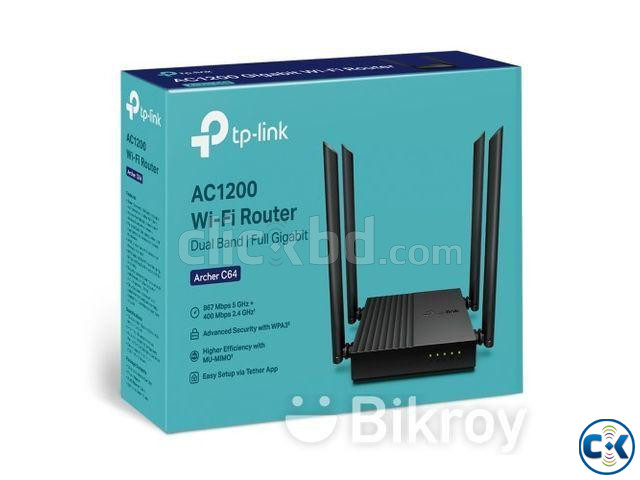 TP-Link Archer C64 1200mbps Dual-Band MU-MIMO Gigabit WiFi Router large image 0