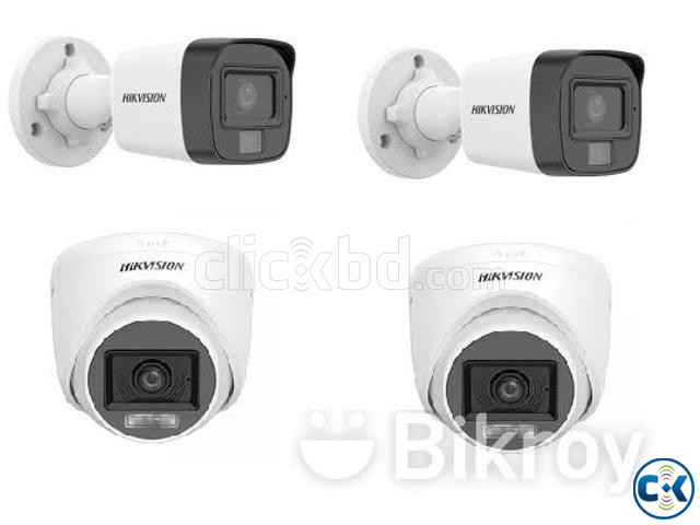 HIKVISION 4PCS FULL COLOR AUDIO CAMERA FULLSETUP large image 0