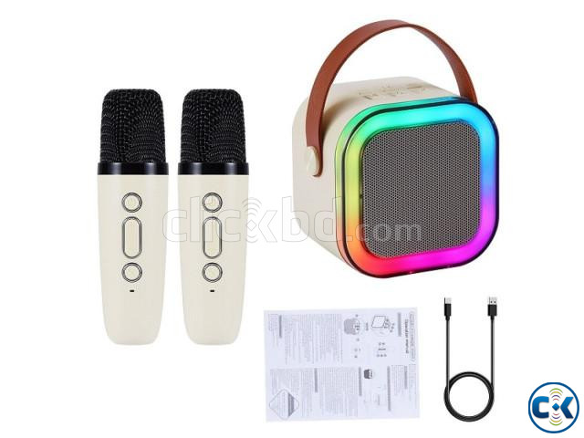 K12 RGB Wireless Karaoke Bluetooth Speaker With Two Micropho large image 0