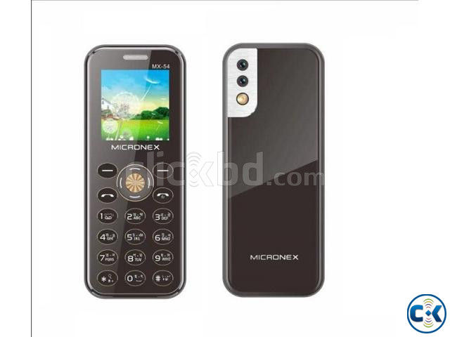 Micronex MX54 Mini Phone Dual Sim Black large image 0