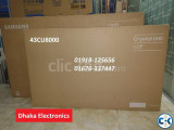 Samsung 43 inch CU8000 Crystal UHD 4K Smart TV Official