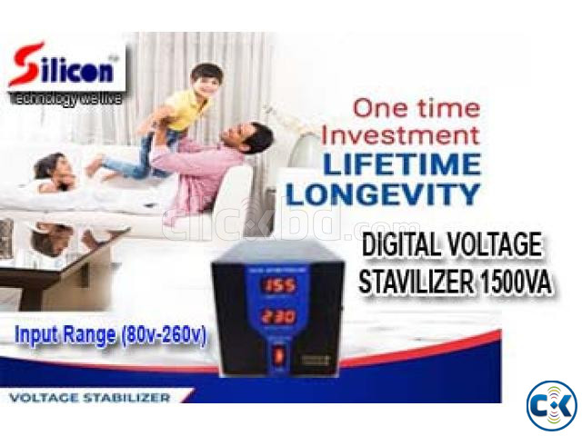 DIGITAL STABILIZER 1.5KVA 80V-260V  large image 2