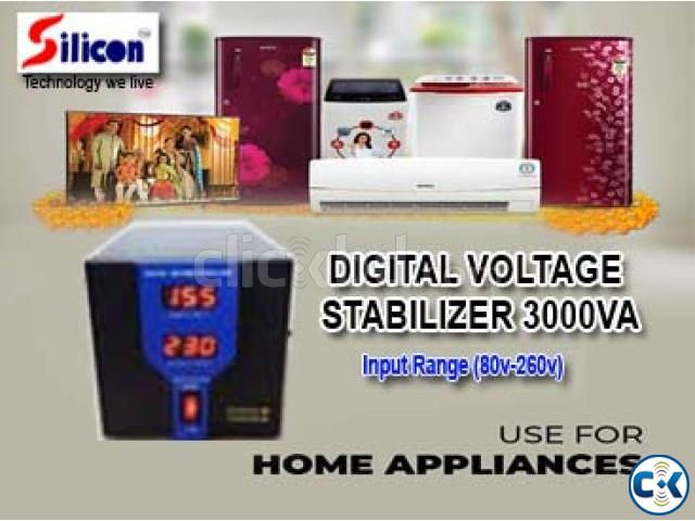 DIGITAL STABILIZER 3KVA 80V-260V  large image 3