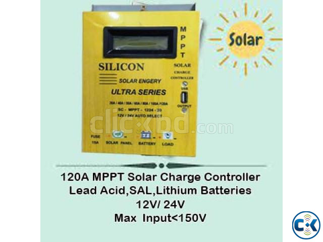 MPPT SOLAR CONTROLLER 30A TO 120A with USB large image 1