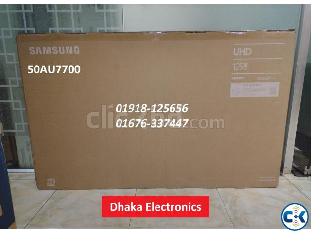 Samsung 50 inch AU7700 4K Smart UHD TV Official large image 0