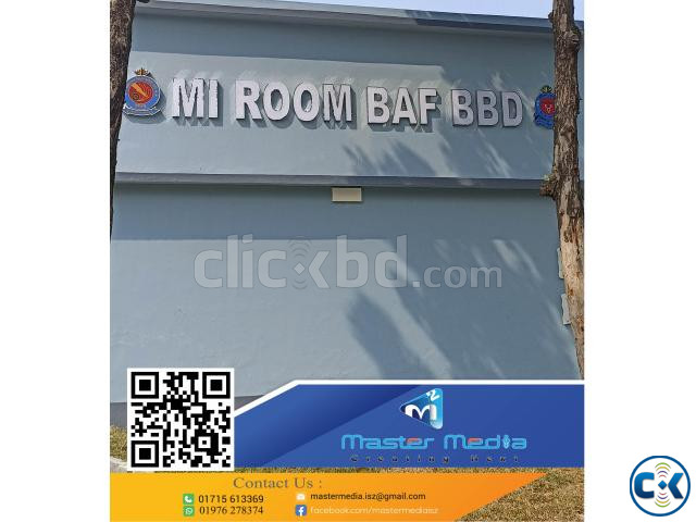 Bata Model 3D LED Latter Sign Panaflex Signboard Making large image 2