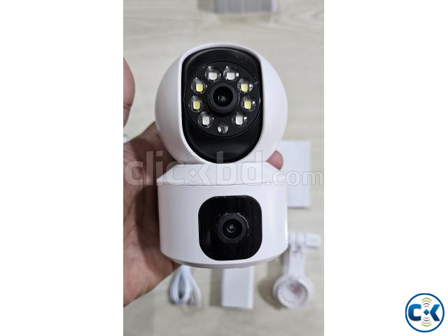 V380 Single Sim Wifi Camera Dual Lans 1080p Rotatable 360 large image 3