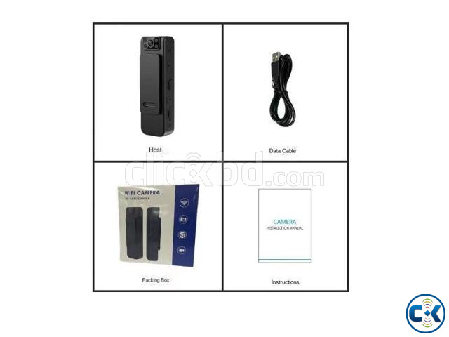 L8 Mini Clip Body Camera HD 1080P Night Vision large image 4