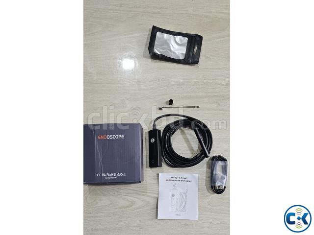 AR83 WIFI Industrial Endoscope Camera HD 8mm Dual Lens IP67 large image 2