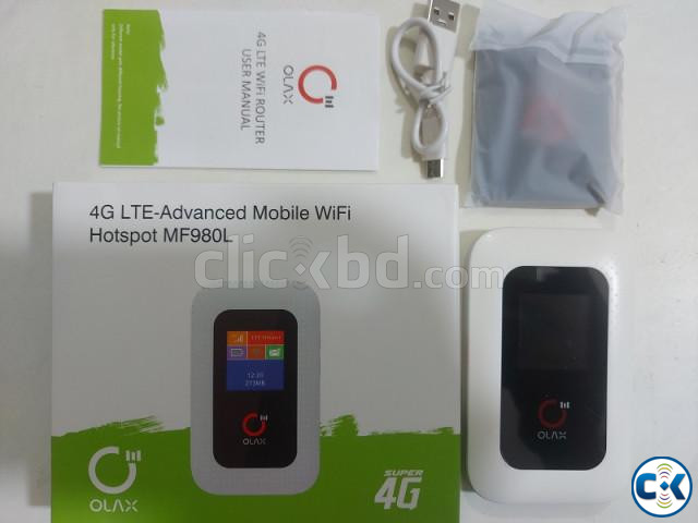 OLAX MF980L Pocket Wifi Router Hostpot 2100mAh Battery large image 2