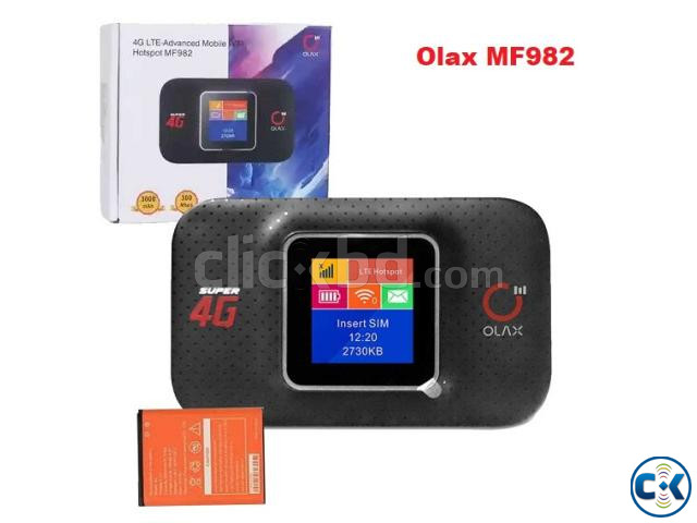 OLAX MF982 300mbps Pocket Wifi Router 4G LTE 3000mah Battery large image 0