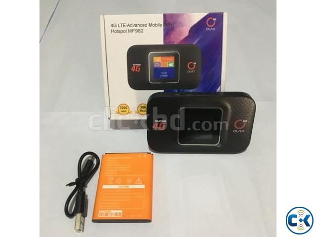 OLAX MF982 300mbps Pocket Wifi Router 4G LTE 3000mah Battery large image 1