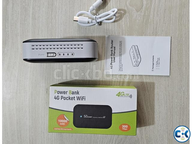 PW100 Power Bank 4G Pocket Router 10000mAh Battery 300Mbps large image 0