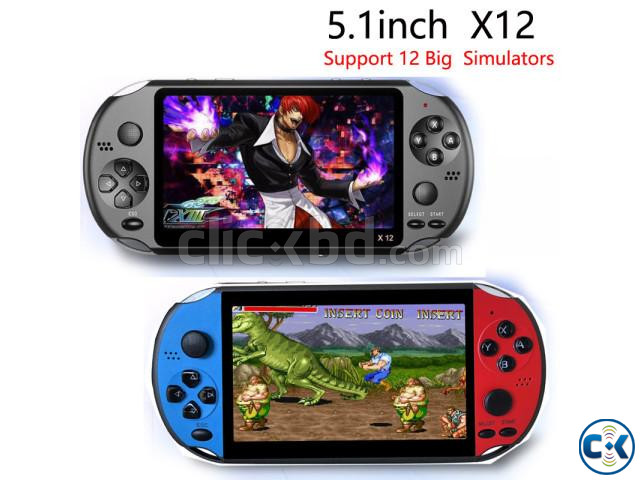 X12 Game Player 5.1 inch 8GB Game Console Video MP5 TF Card large image 0