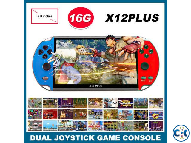 X12 Plus Game Console Kids Game Player 7 inch Display Video large image 0