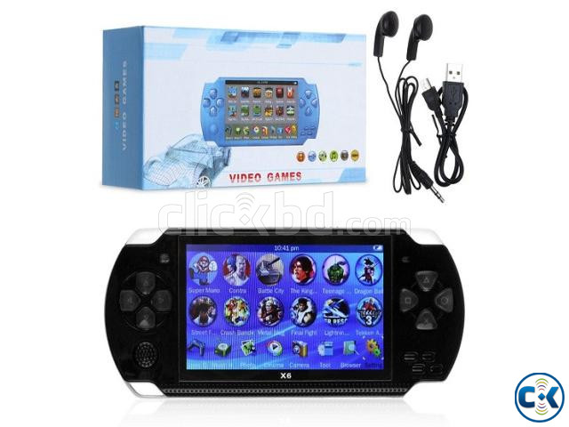 X6 PSP Game Handheld Console 8GB Built-In 10000 Classic Game large image 0